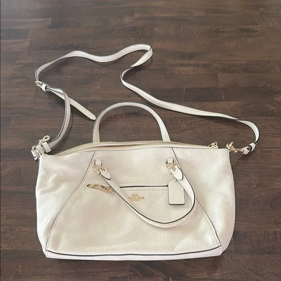 LAST CHANCE OFFER: 
Coach Cream Shoulder Bag with Structured Silhouette NWT - Picture 2 of 6